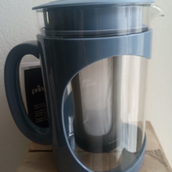 Epoca Primula Burke Cold Brew Iced Coffee Tea Maker 1.6 Quart Blue New - Picture 3 of 3